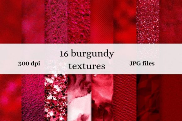 16 Burgundy Textures Burgundy Foil Paper