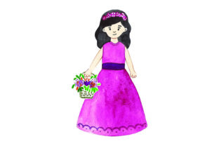 Flower Girl - Watercolor Wedding Design
