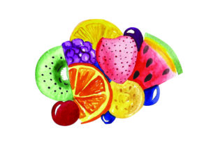 Fruit Salad - Watercolor for Food Amp