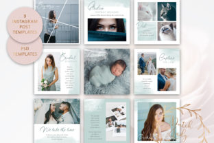 Instagram Post Template and Presentation Templates