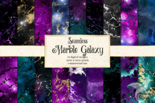 Marble Galaxy Digital Paper