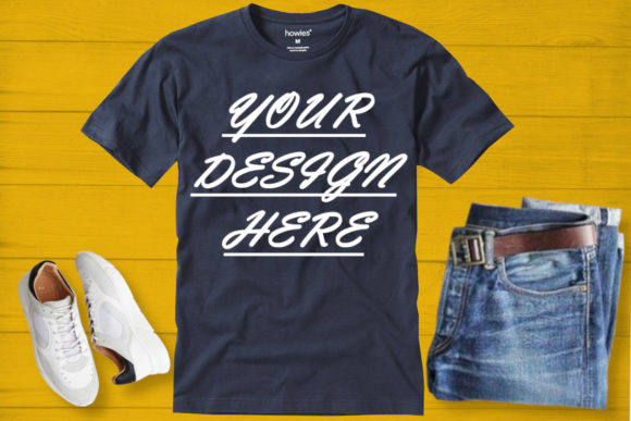 Mockup Black Tshirt, Buffalo Paid: T-Shirts for Branding