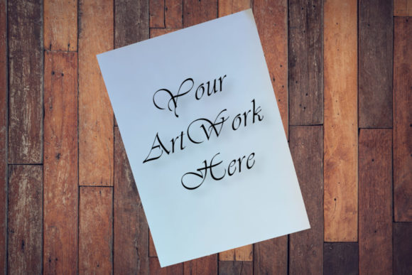 Mockups Paper Sheet A4 Logo Mockup
