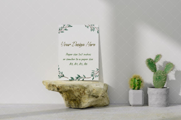 Postcard Greeting Card Mockup 6 & Gift Cards Amp